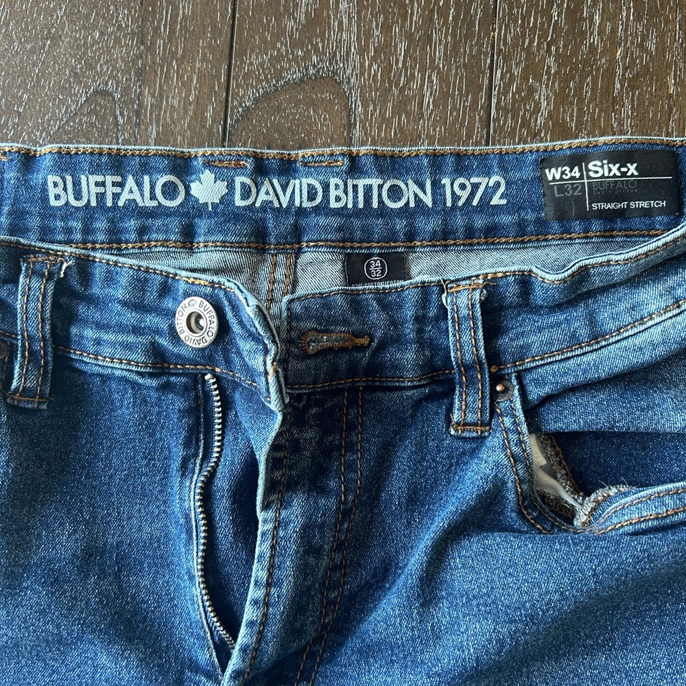 Buffalo David Bitton Men’s Relaxed Blue Jeans 
34 X 32 - Picture 13 of 14
